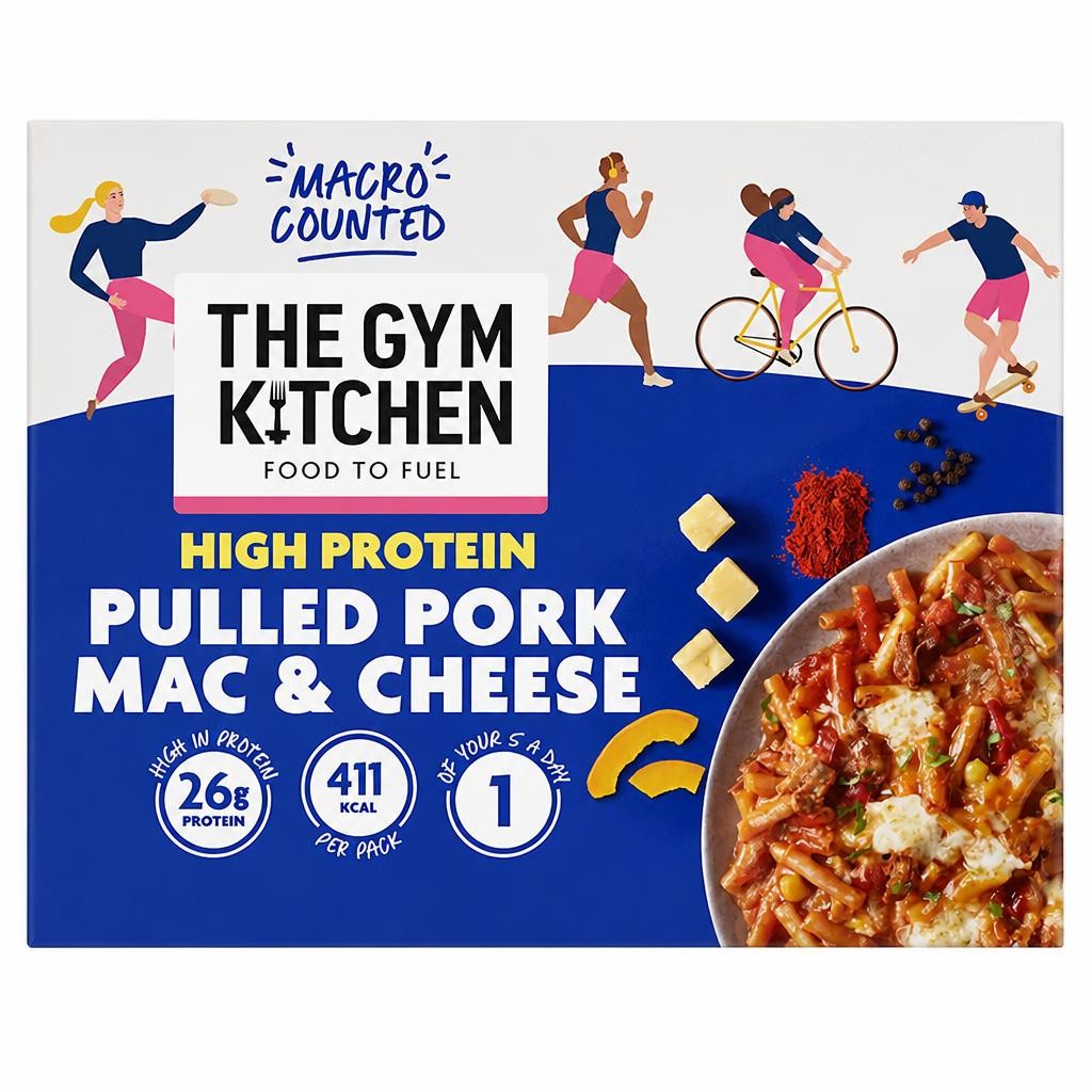 The Gym Kitchen Pulled Pork Mac & Cheese 400g
