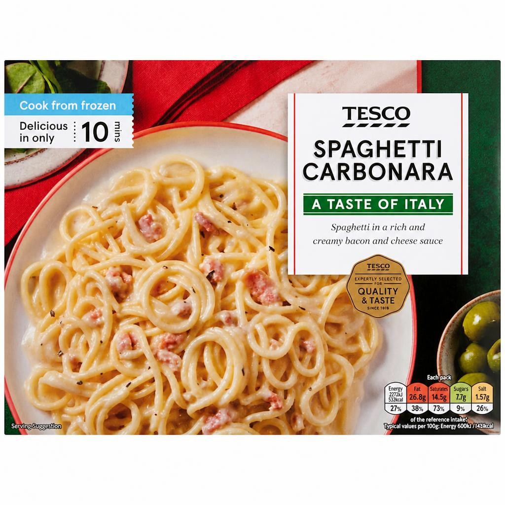 Tesco Spaghetti Carbonara 400g