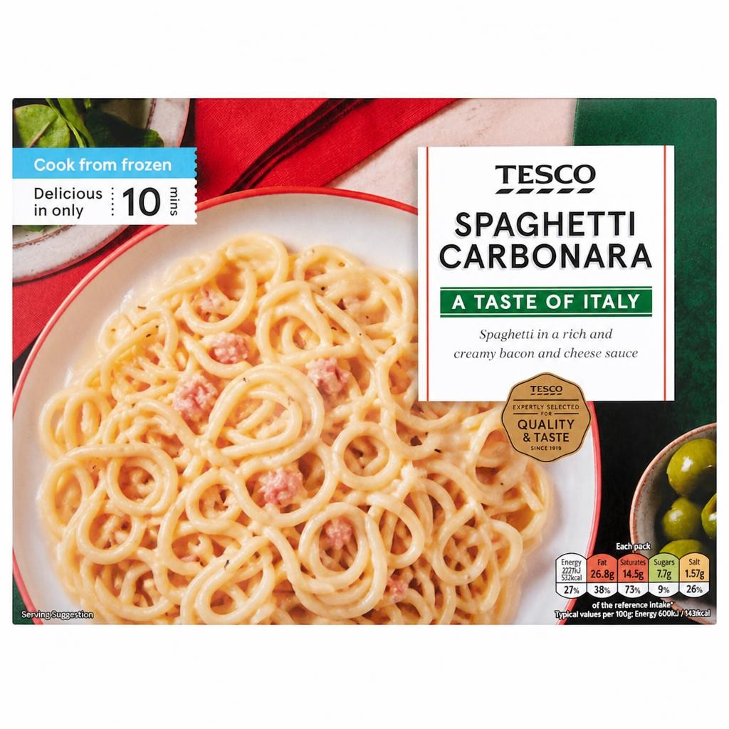 Tesco Spaghetti Carbonara 400g