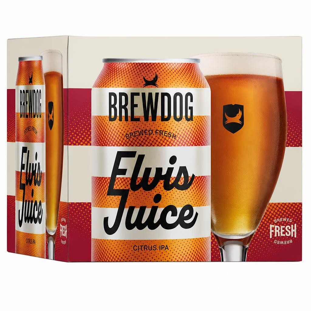 Brew Dog Elvis Juice Grapefruit Ipa 4X330ml
