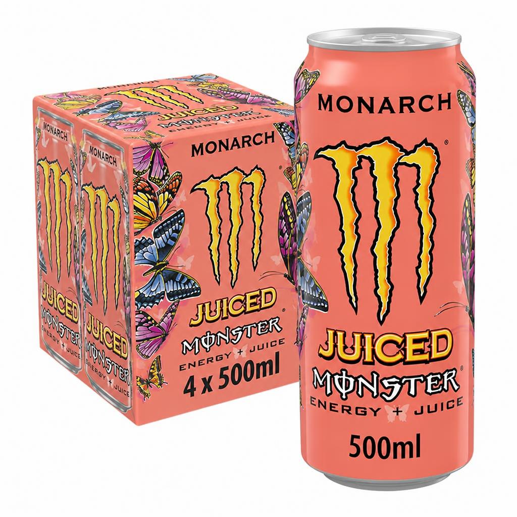 Monster Energy Drink Monarch 4x500ml