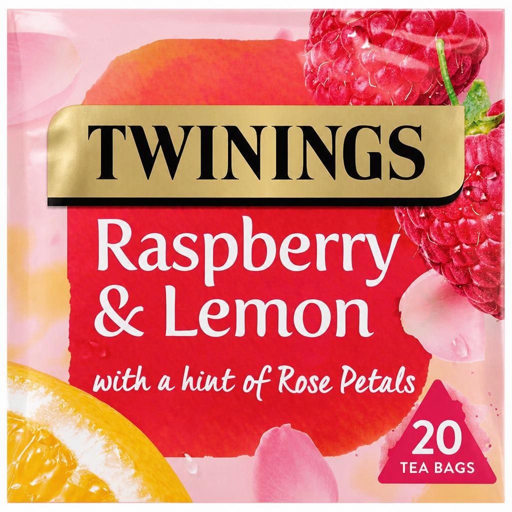 Twinings Raspberry & Lemon Tea Bags 20 Pack 40g
