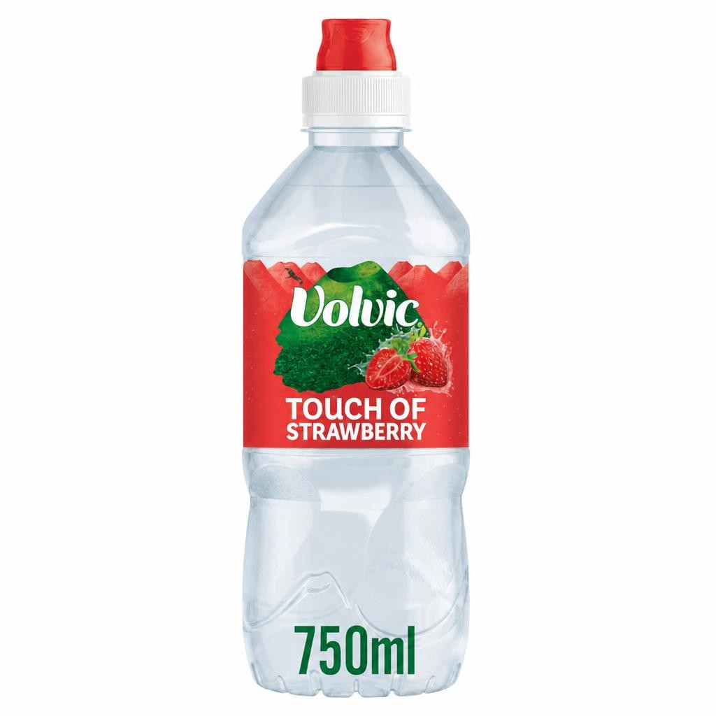 Volvic Touch of Fruit Strawberry Still Flavoured Water 750ml