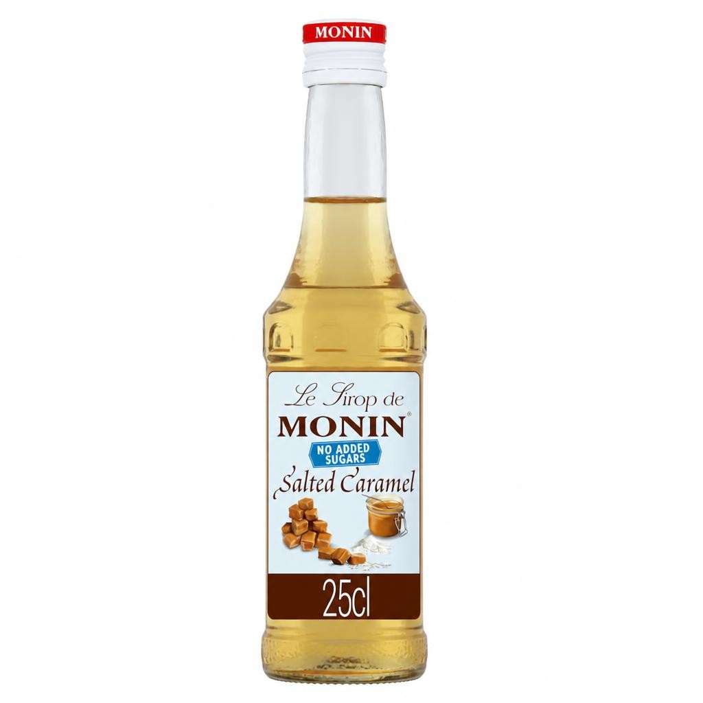 Monin No Added Sugar Salted Caramel Syrup 25Cl
