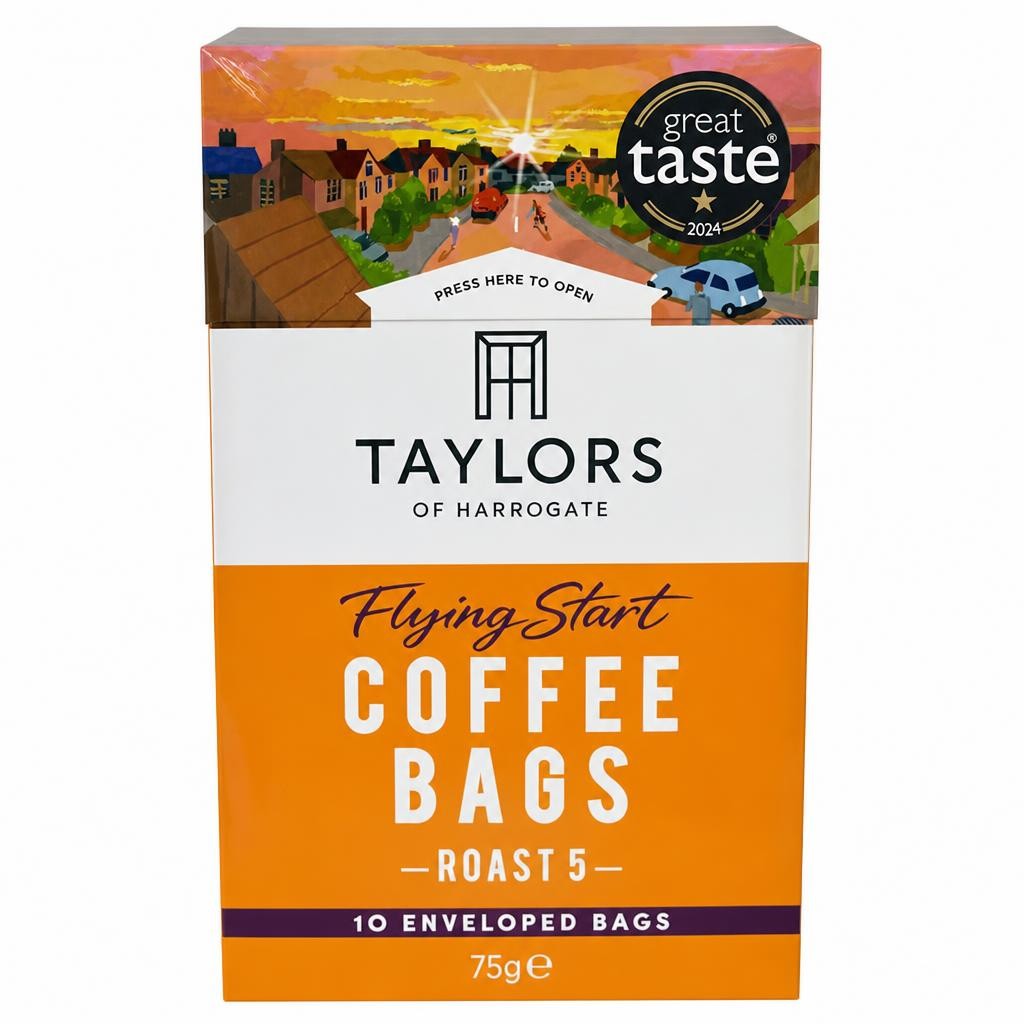 Taylors Flying Start Coffee Bags 10S 75G