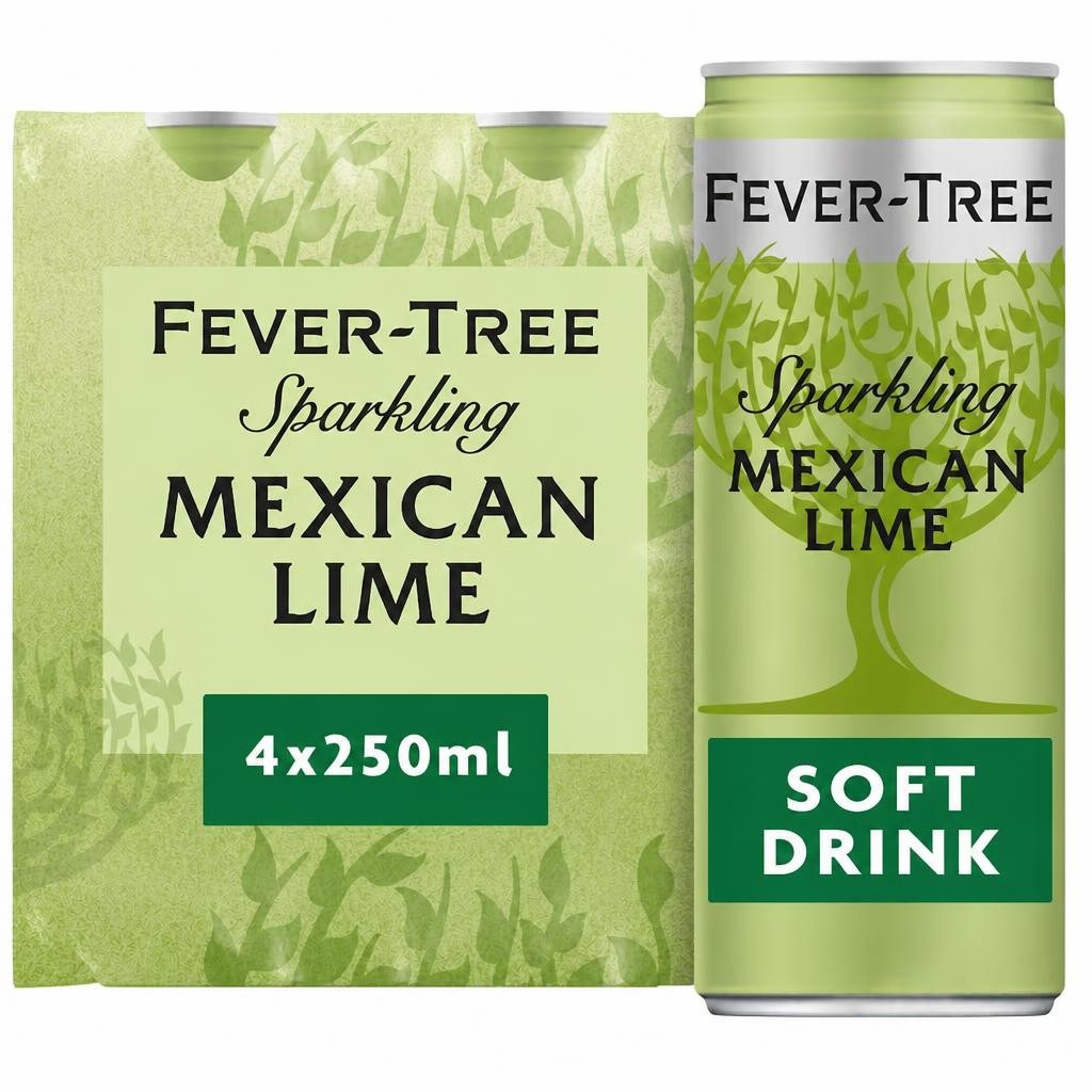 Fever-Tree Mexican Lime Cans 4x250ml
