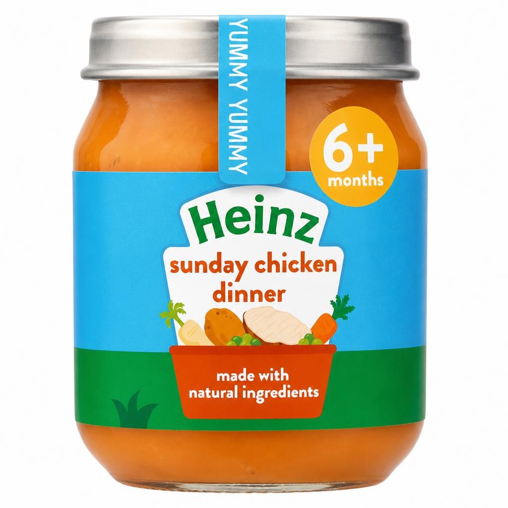 Heinz Sunday Chicken Dinner Baby Food Jar 120g