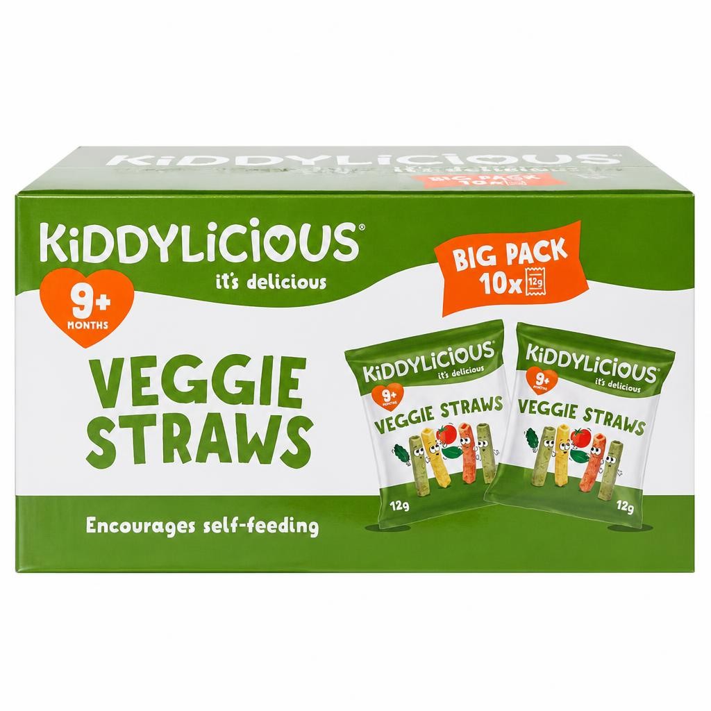 Kiddylicious Veggie Straws 10X12g