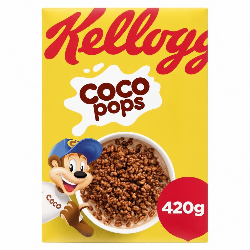 Kellogg's Coco Pops Chocolate Breakfast Cereal 420g