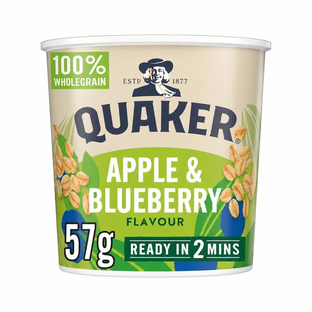 Quaker Oat So Simple Apple & Blueberry Porridge Pot 57g