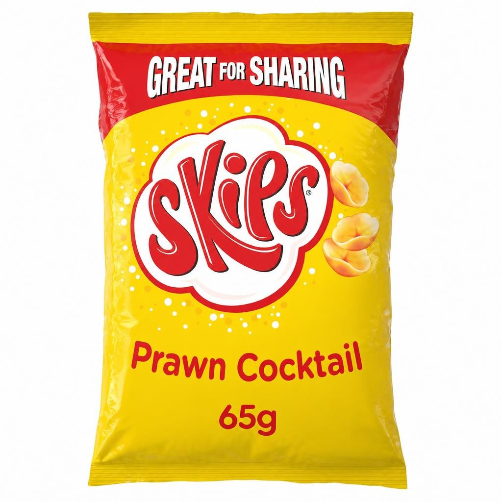 Skips Prawn Cocktail Sharing Crisps 65G
