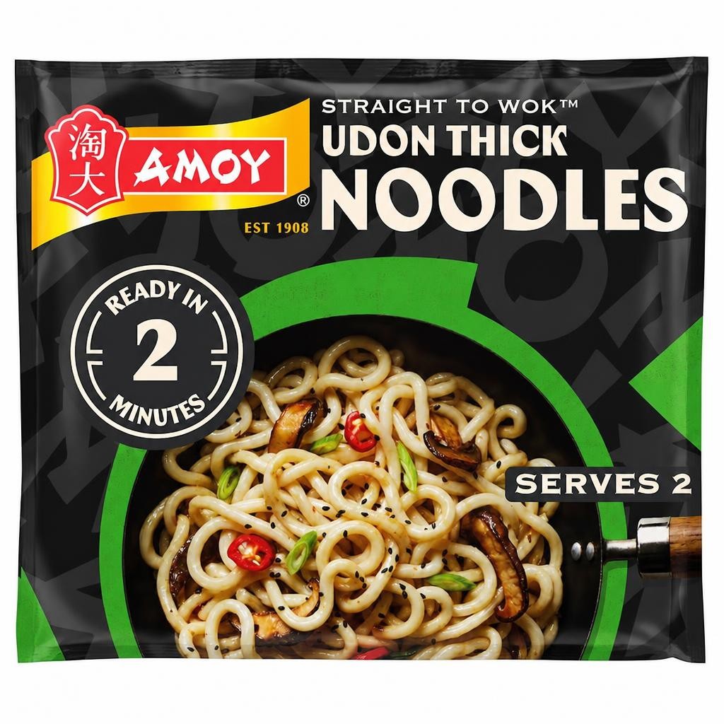 Amoy Udon Thick Noodles 2X150g