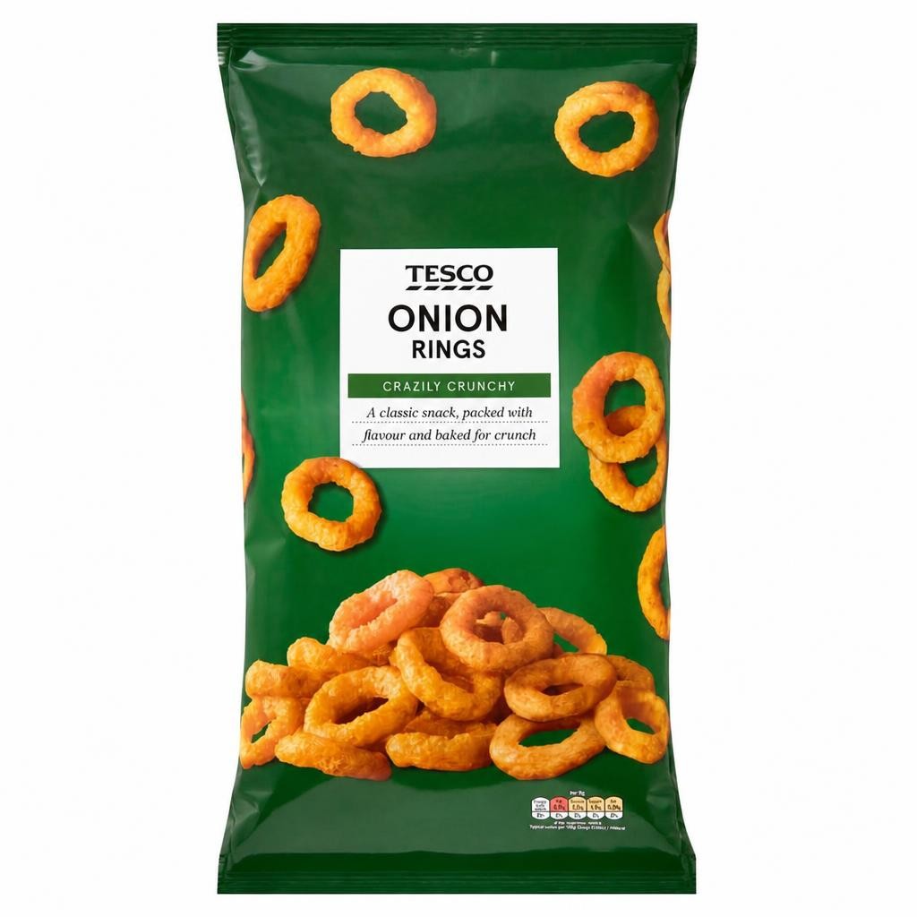 Tesco Onion Rings Snacks 300G