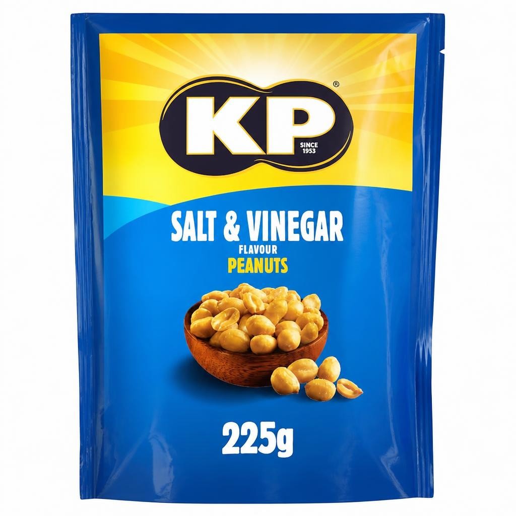 Kp Salt & Vinegar Peanuts 225G