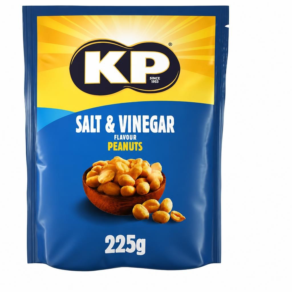 Kp Salt & Vinegar Peanuts 225G