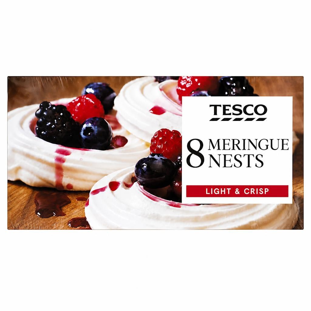 Tesco Meringue Nests 8 Pack
