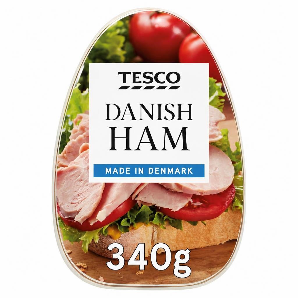 Tesco Danish Ham 340G