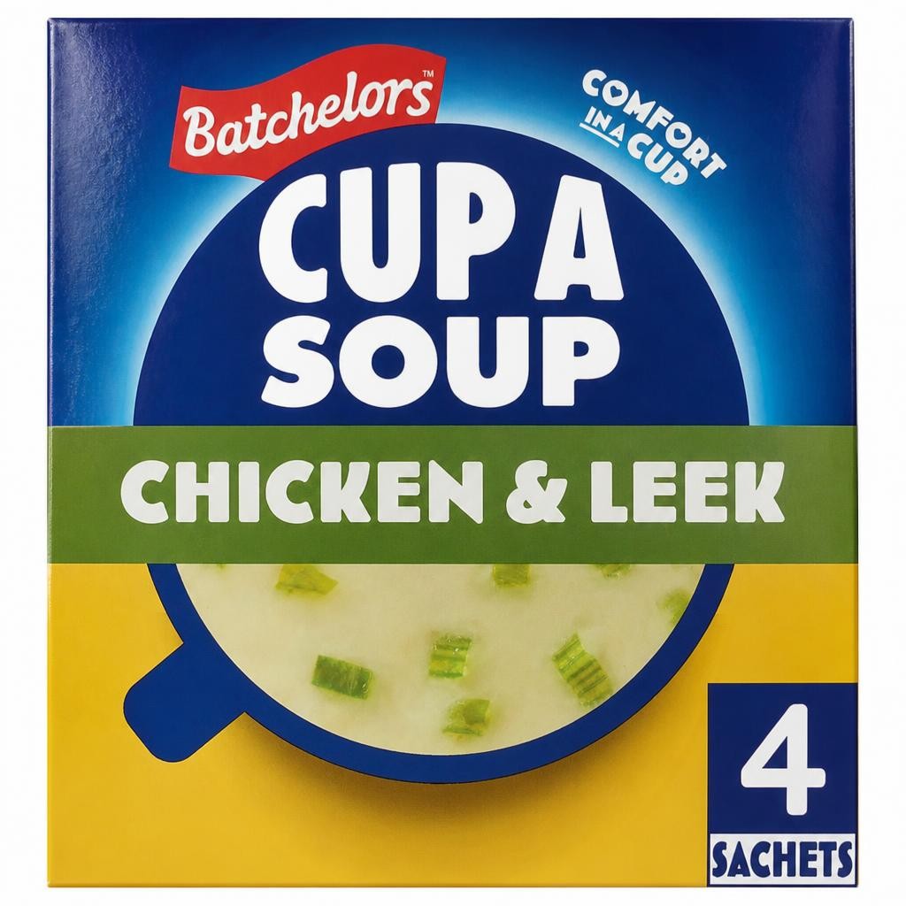 Batchelors Cup A Soup Chicken & Leek 4 Pack 86G