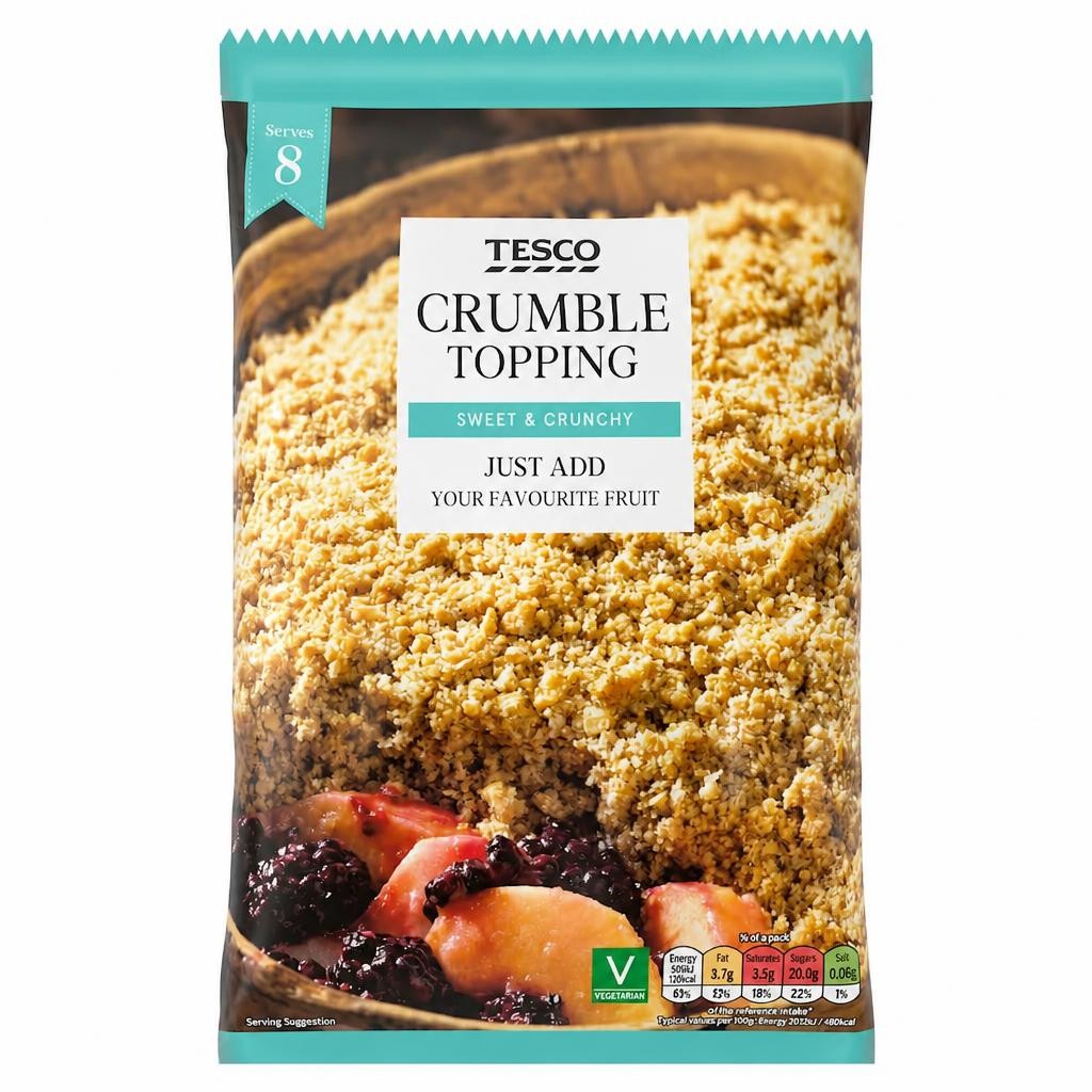 Tesco Family Size Crumble Mix 450G