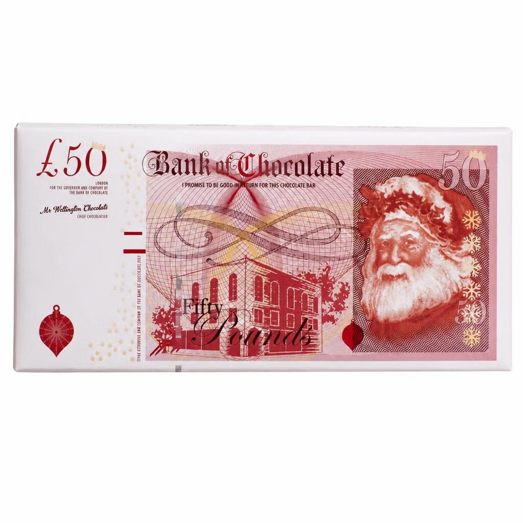 Tesco Milk Chocolate £50 Note 100G