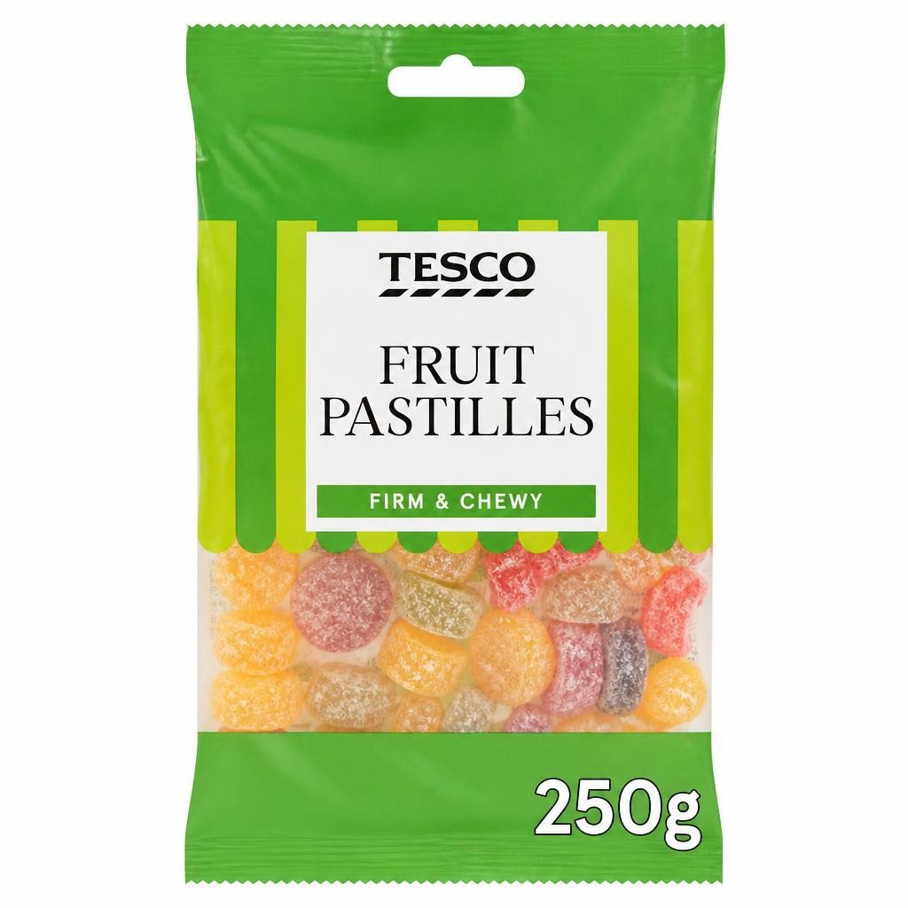 Tesco Fruit Pastilles Sweets 250G