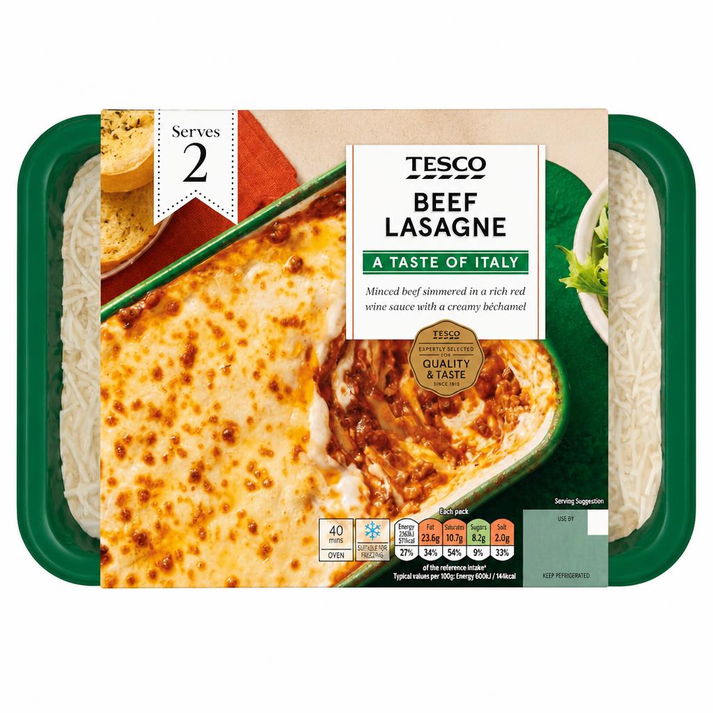 Tesco Beef Lasagne 750G