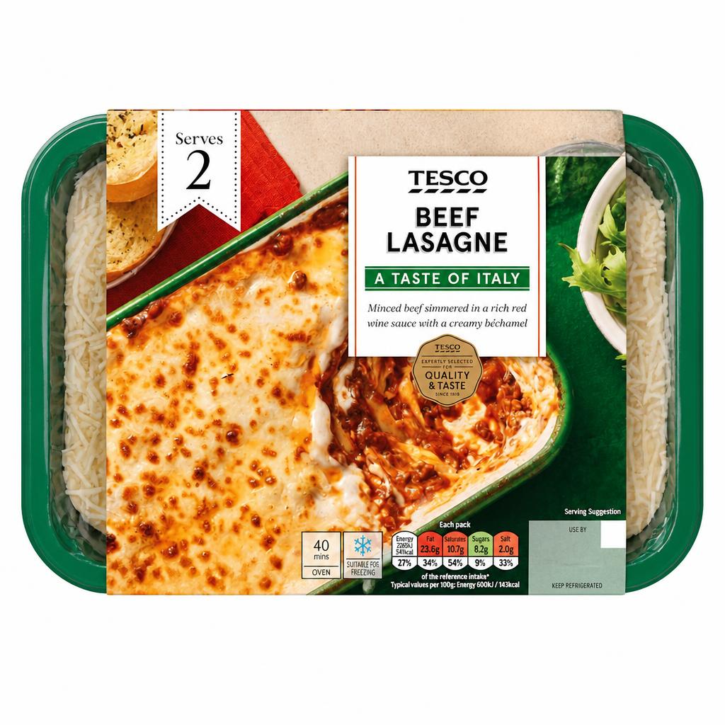 Tesco Beef Lasagne 750G