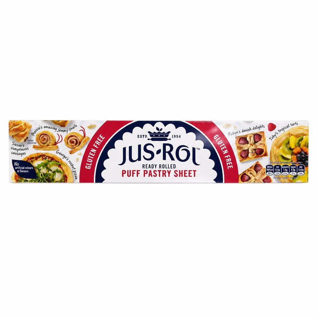 Jus-Rol Gluten Free Ready Rolled Puff Pastry Sheet 280g