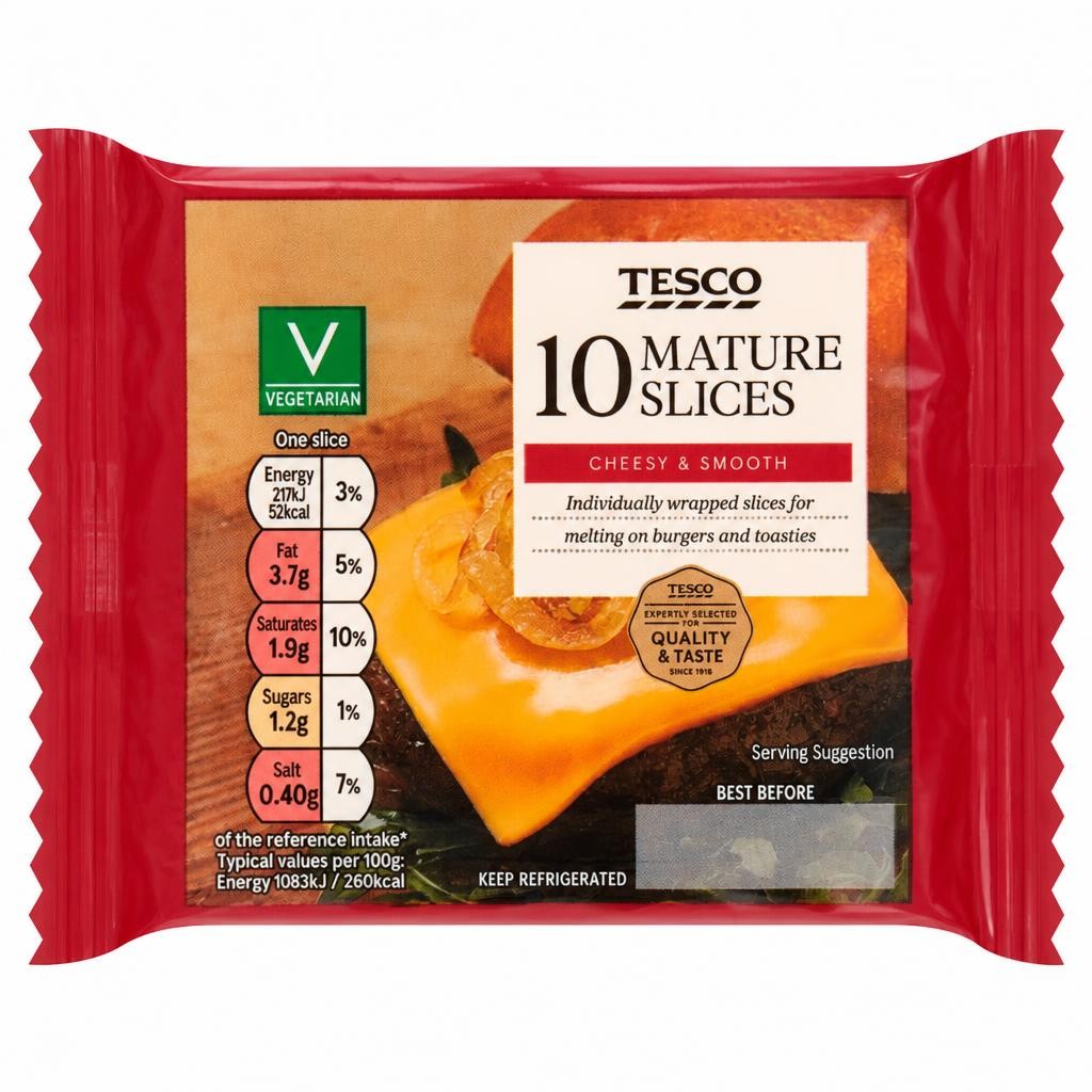 Tesco 10 Mature Slices 200G
