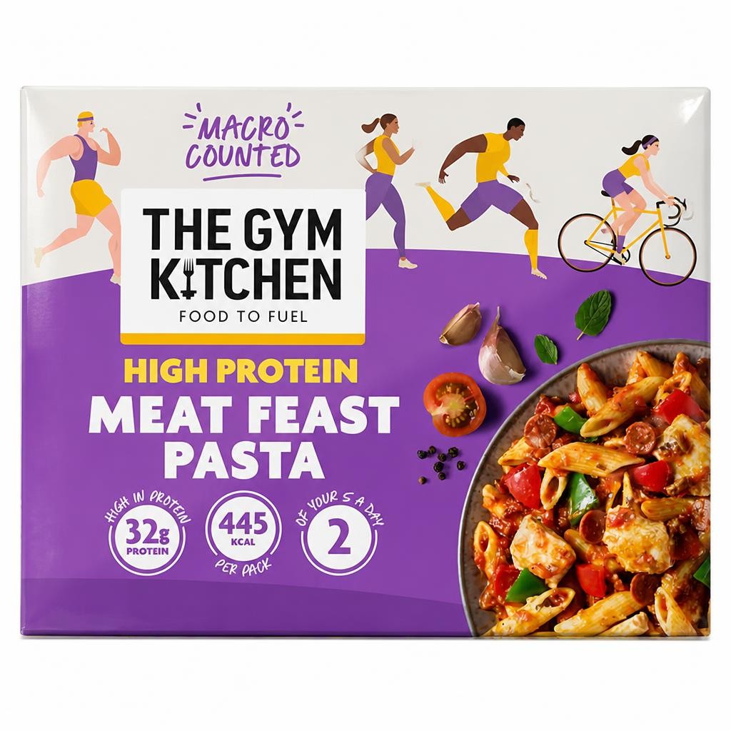 The Gym Kitchen Meat Feast Pasta 400g