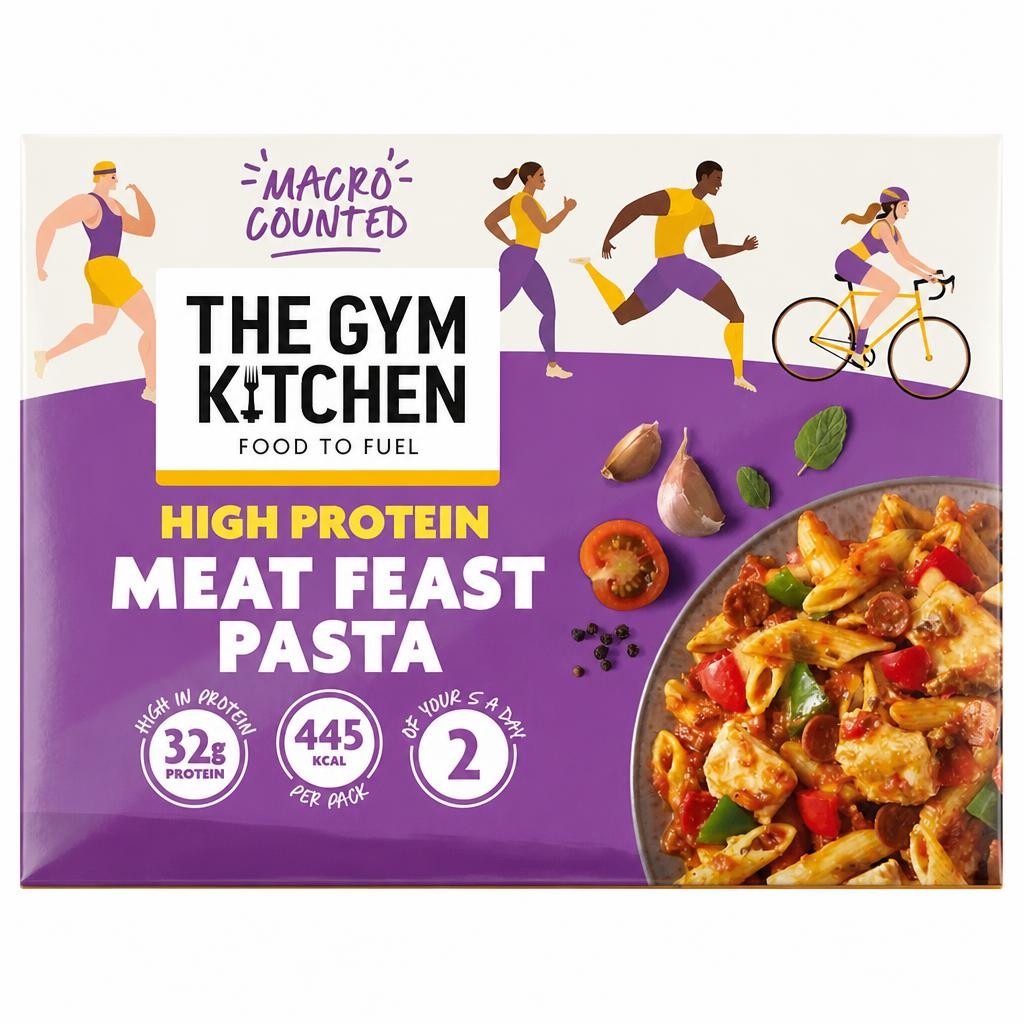 The Gym Kitchen Meat Feast Pasta 400g
