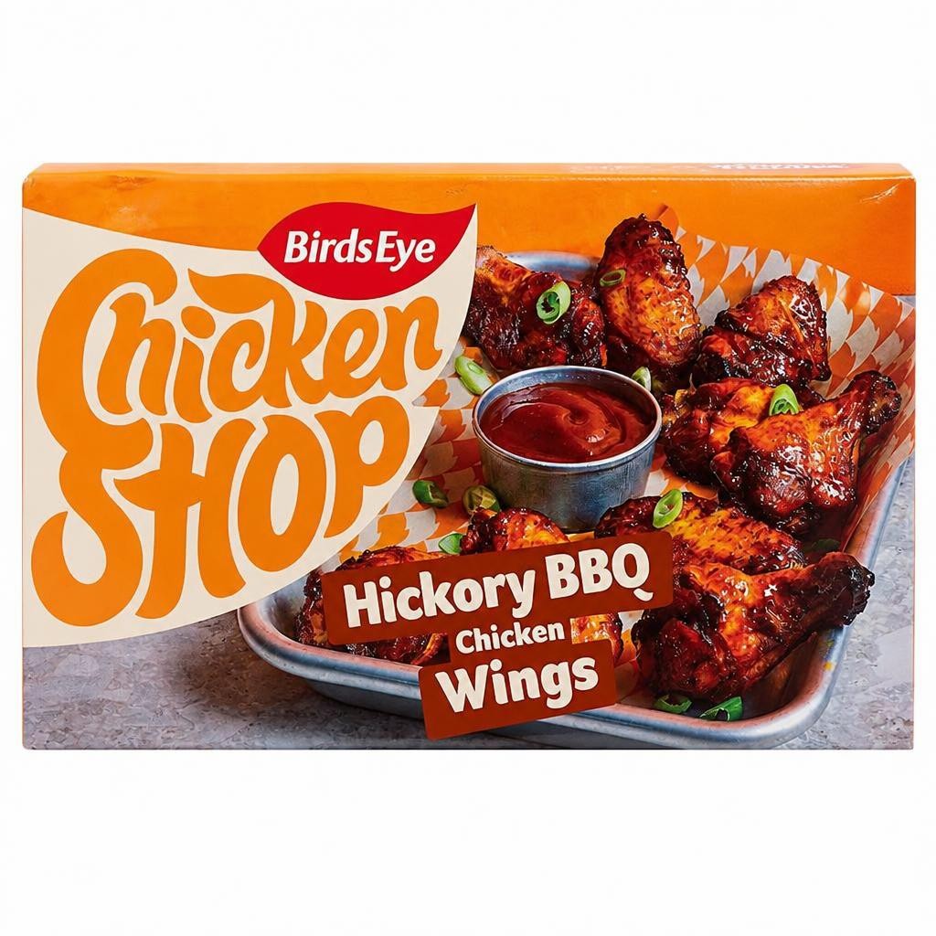 Birds Eye Chicken Shop Hickory BBQ Chicken Wings 375g