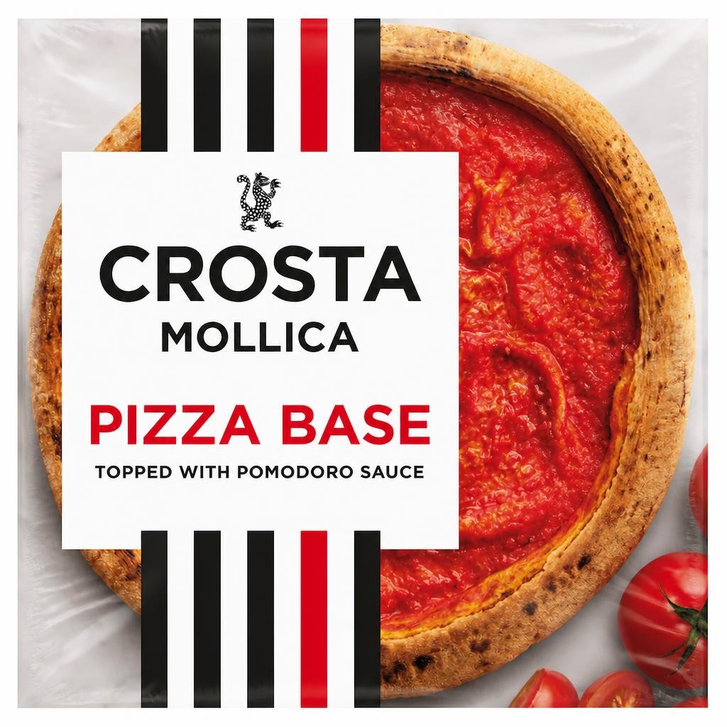 Crosta Mollica Sourdough Pizza Base with Tomato Sauce 2 Pack 540g