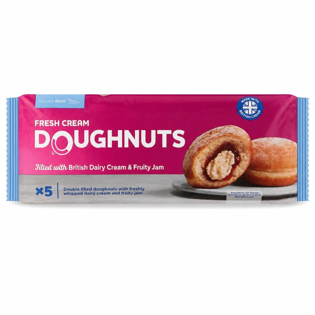 Country Style Fresh Cream Doughnuts 265g