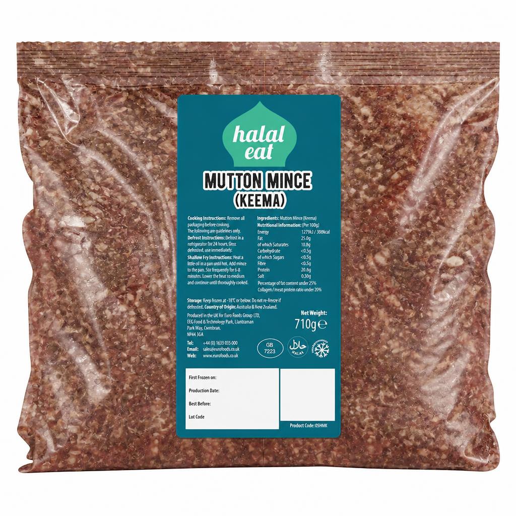 Halal Eat Mutton Mince (Keema) 710g