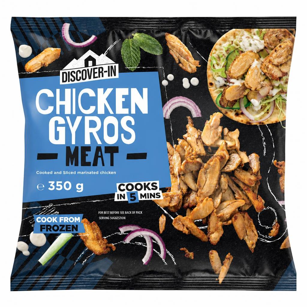 DISCOVER-IN Chicken Gyros Meat 350g