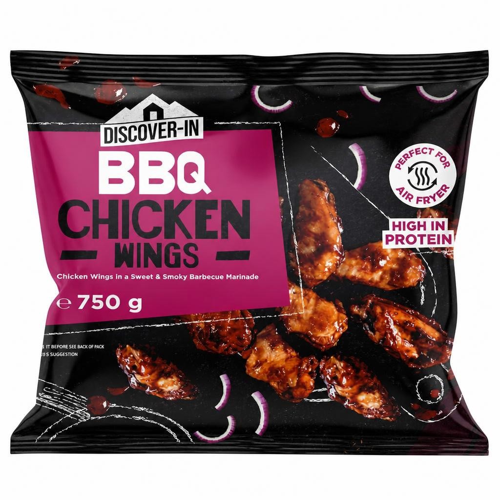 DISCOVER-IN BBQ Chicken Wings 750g