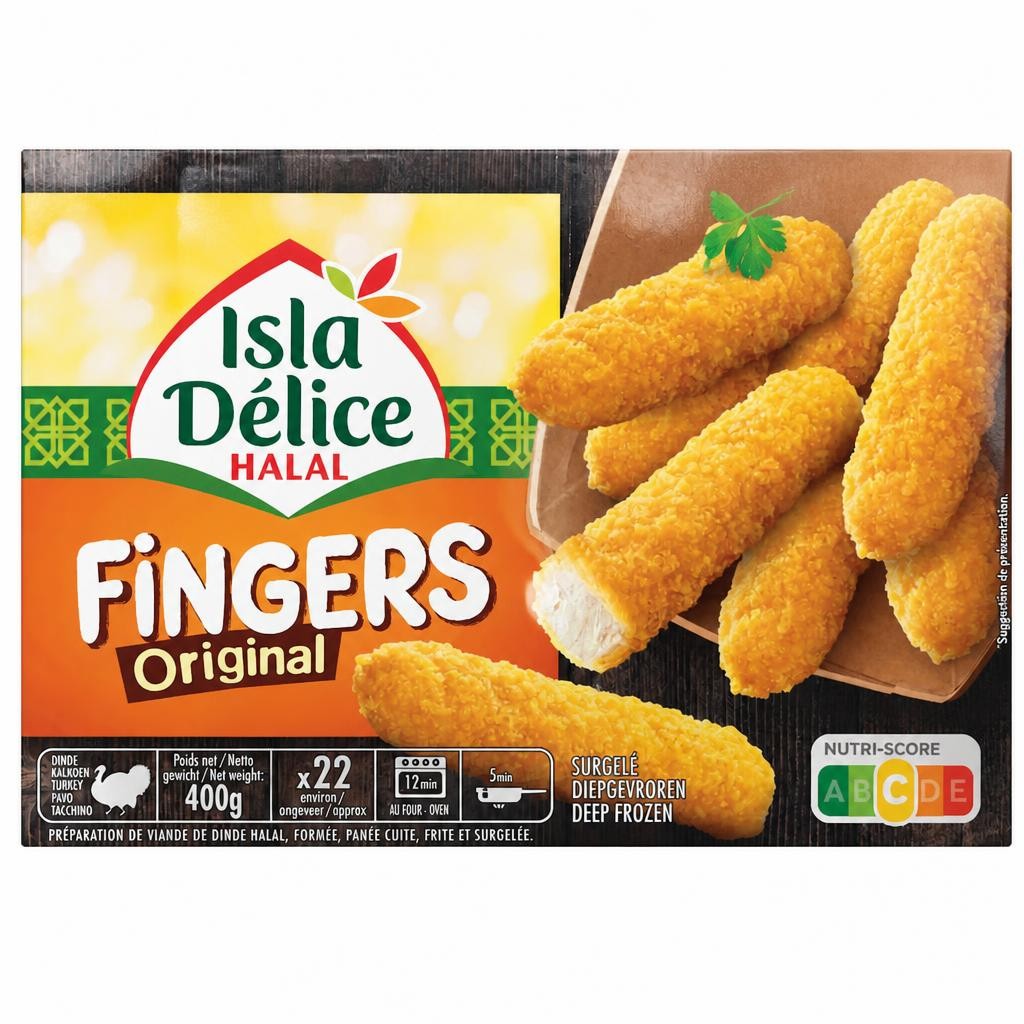 Isla Delice Halal Fingers 400g