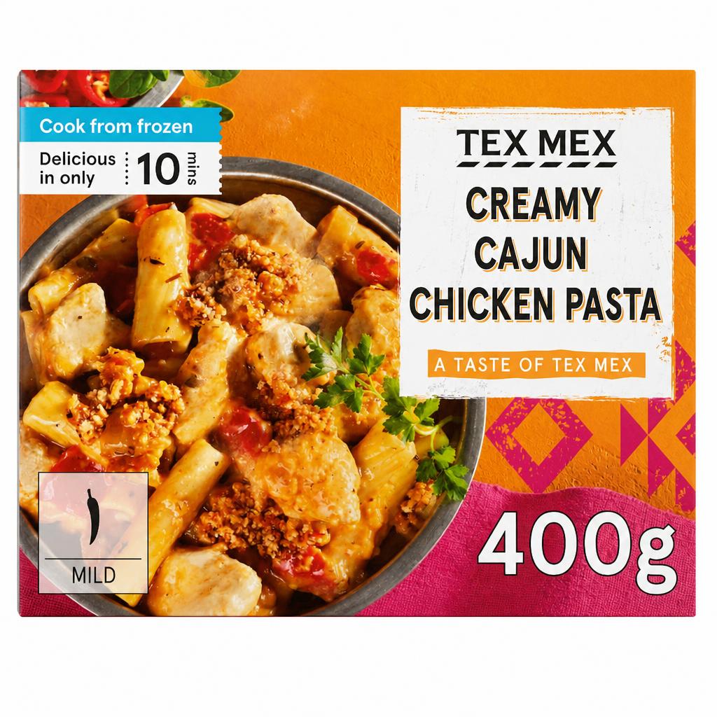 Tesco Creamy Cajun Chicken Pasta 400g