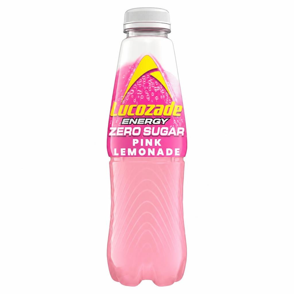 Lucozade Energy Zero Pink Lemonade 500Ml