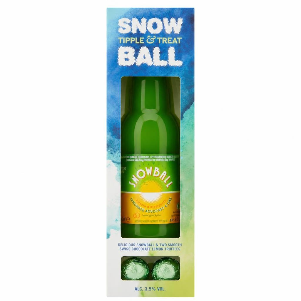 Tipple & Treat Snowball & Chocolate Truffles Giftset