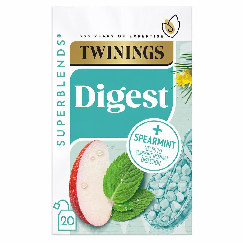 Twinings Superblends Digest Spearmint, Apple & Rooibos 20 Tea Bags 35g