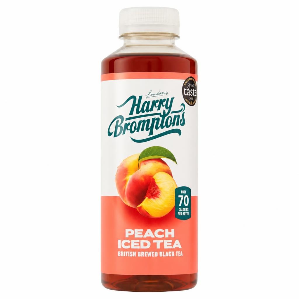 Harry Brompton's Peach Iced Tea 500ml
