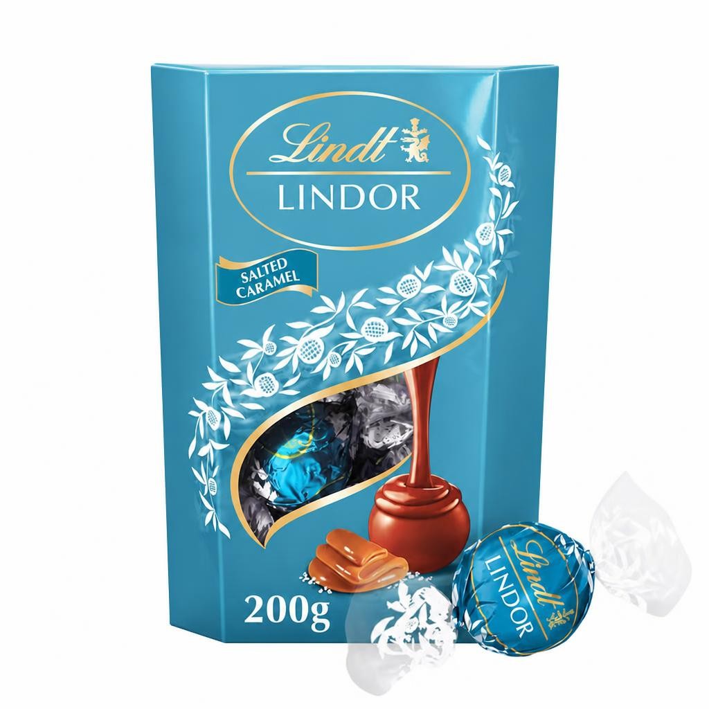 Lindt Lindor Salted Caramel Chocolate Truffles Box 200g