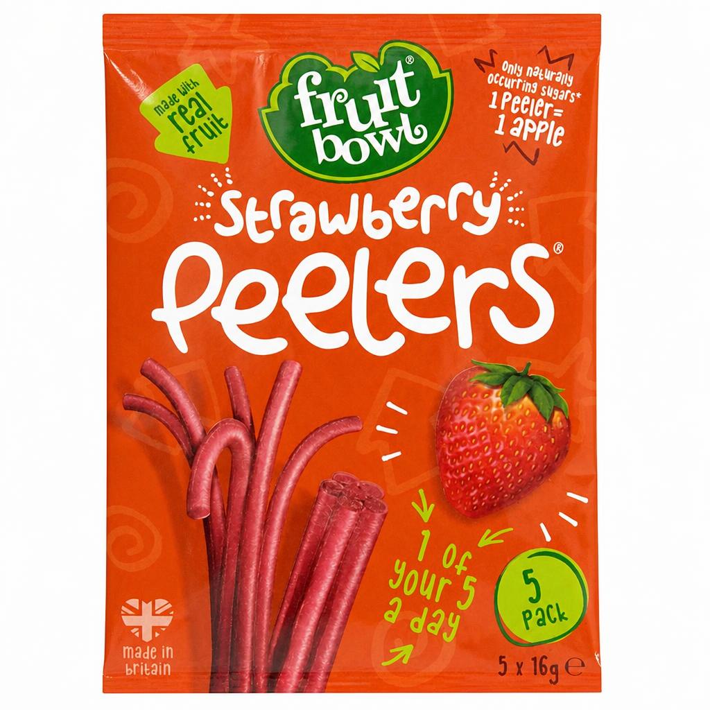 Fruit Bowl Strawberry Peelers 5X16g