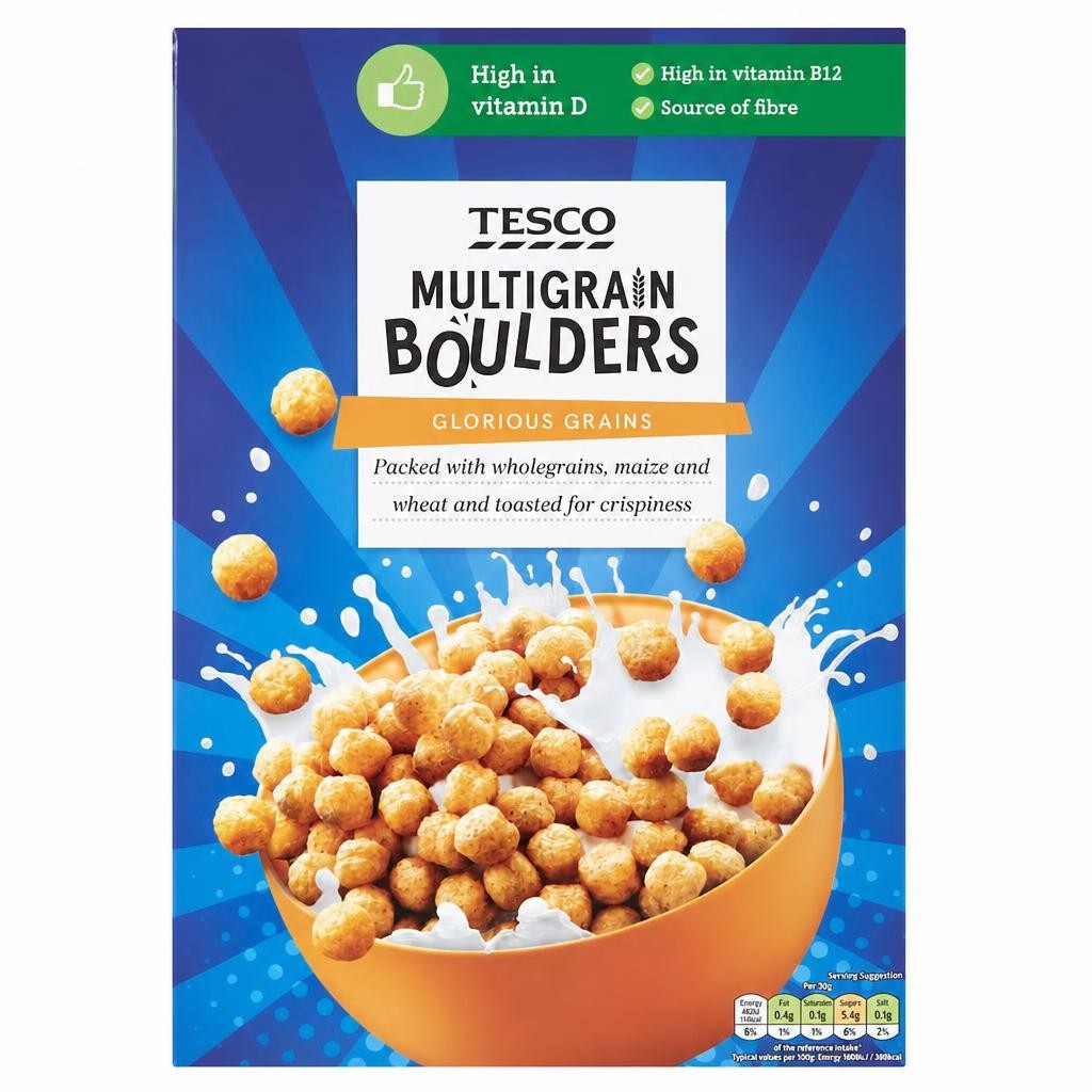 Tesco Multigrain Boulders 325G