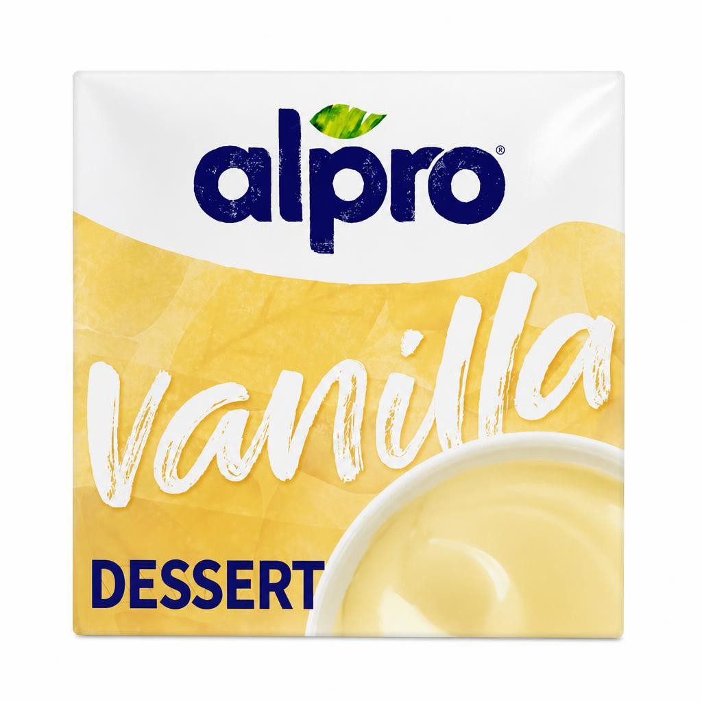 Alpro Vanilla Dairy Free Vegan Soya Dessert 4x125g