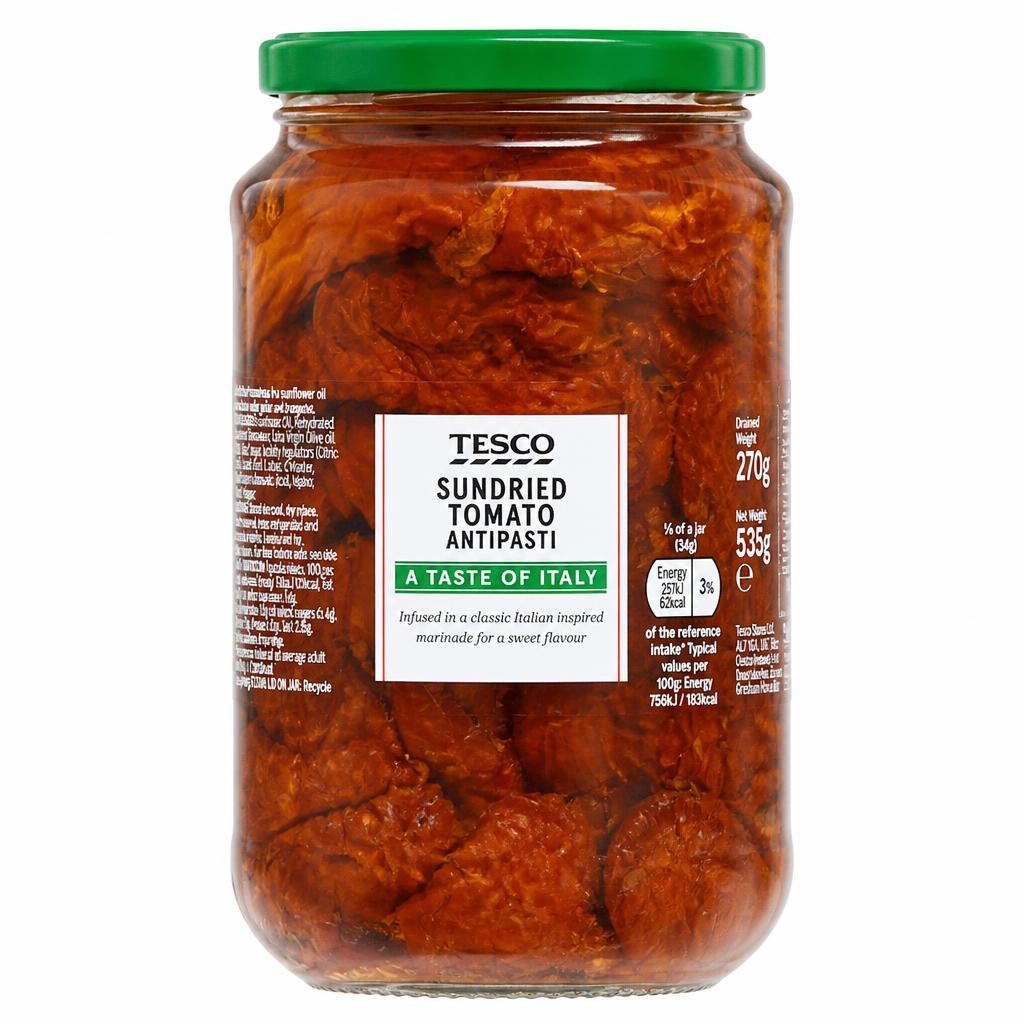Tesco Sundried Tomato Antipasti 535G