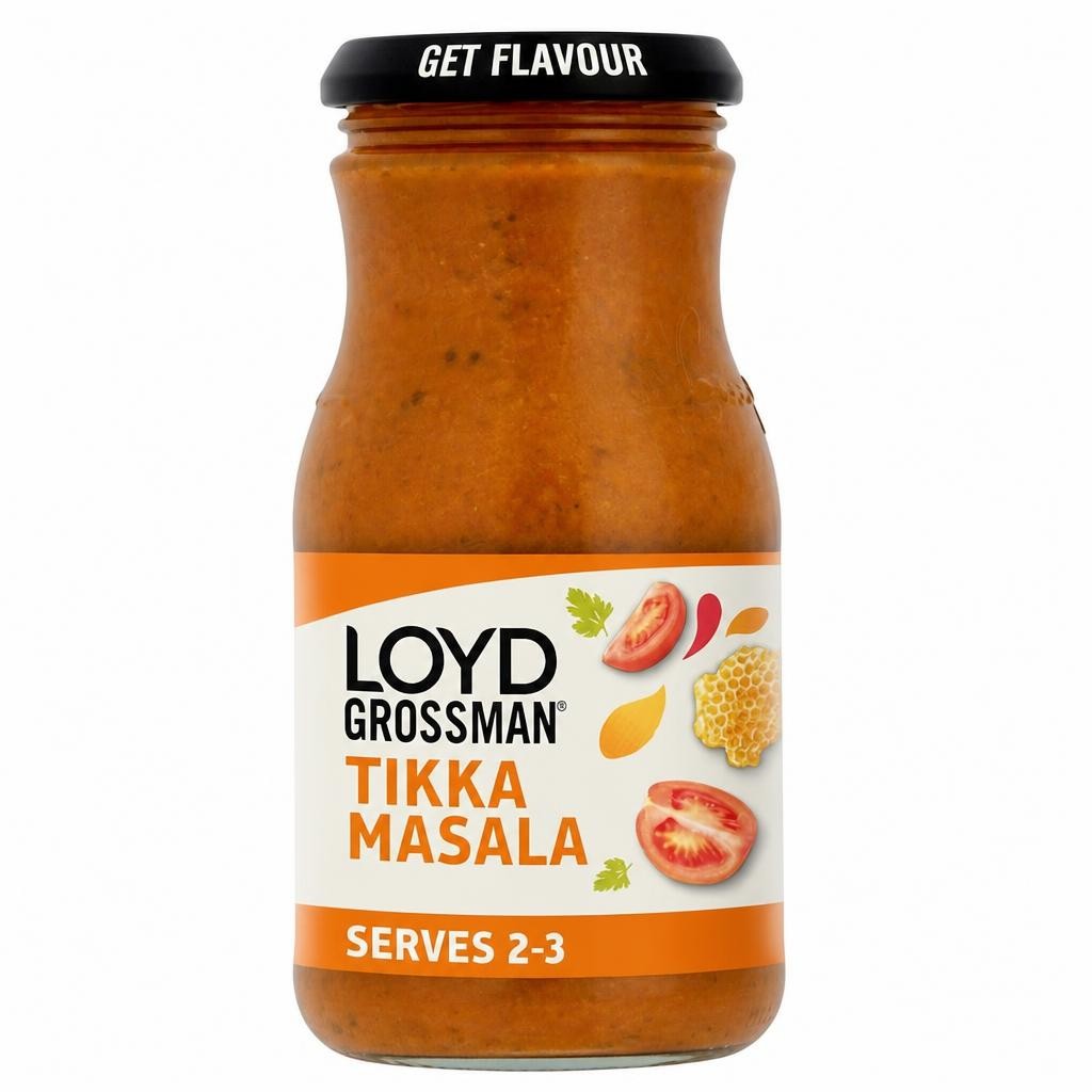 Loyd Grossman Tikka Masala Indian Curry Sauce 350g