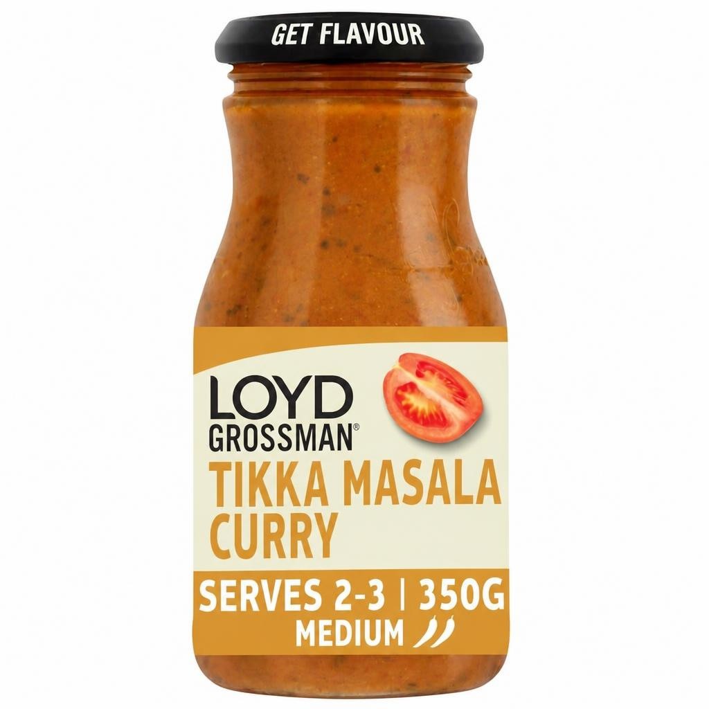 Loyd Grossman Tikka Masala Indian Curry Sauce 350g